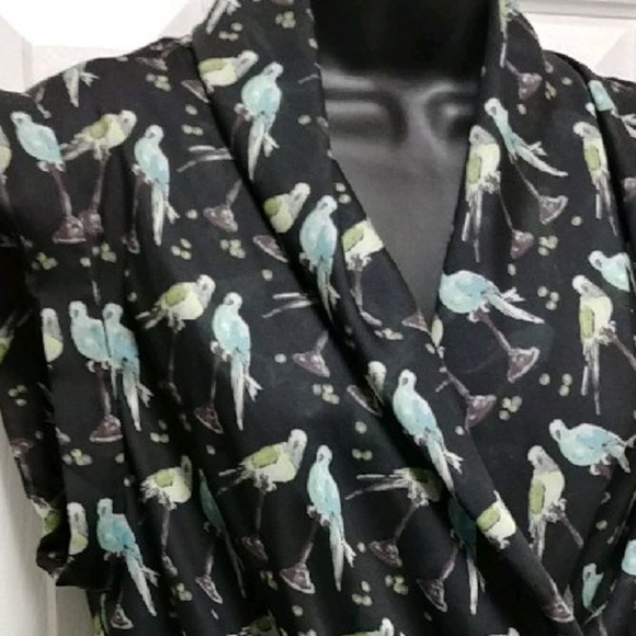 Ted Baker budgies wrap dress - Picture 1 of 12